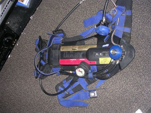 Drager AirBoss Evolution PSS 100 SERIES  4500 PSI SCBA Harness &amp; cylinder bottle