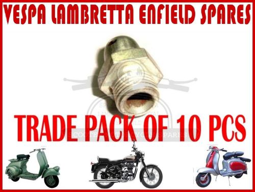 NEW LAMBRETTA GP LI SX CRANK CASE BREATHER NUT/FILLER NUT TRADE PACK X 10