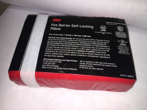 3m fire barrier self-locking pillow, large 3”x 6”x 9” 98-0400-5474-8 for sale