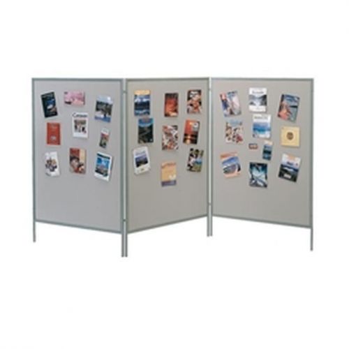 Multiplex Display 3 Panel Exhibit System Silver