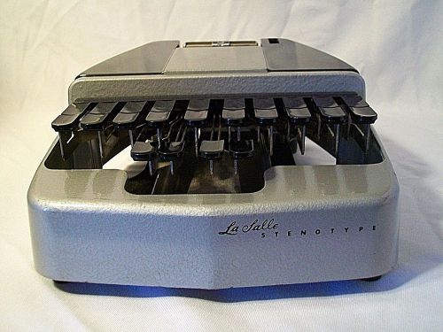 LaSalle Stenotype Mechanical Stenography Short Hand Dictation Machine No Case