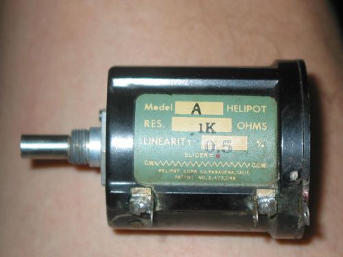 Helipot corp potentiometer 1K