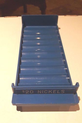 Major Metalfab $20 Nickels Plastic Coin Roll Tray