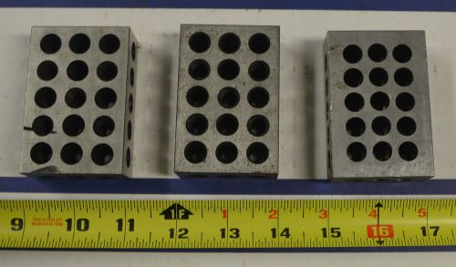 Lot of 3 - Uncoated 1 - 2 - 3 Block Set &lt;Z18&gt;