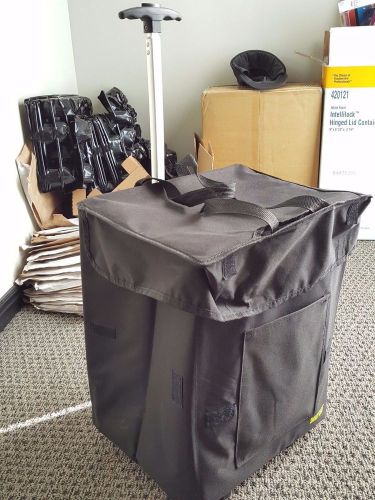 Bigger smart cart black multipurpose collapsible utility cart basket. free ship! for sale