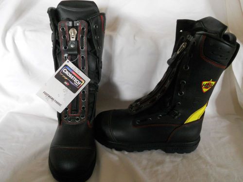 Haix Fire Flash Women&#039;s Lady Fireman Boots 7 1/2 Medium NEW Crosstech Gore