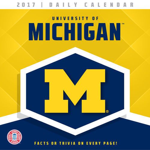 Michigan Wolverines 2017 Box Calendar - NCAA