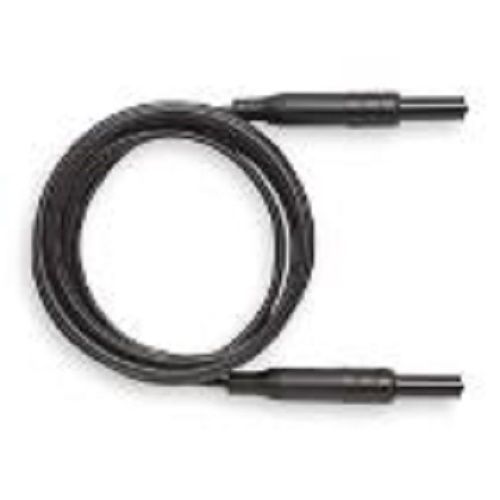 POMONA 4911A-36-0 RETRACTABLE SHEATH BANANA PLUG PATCH CORD, BLACK 36&#034;