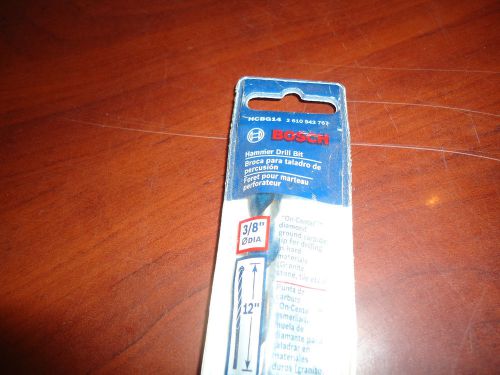 BOSCH Industrial Hammer Drill Bit 3/8&#034; X 12&#034; Blue Granite HCBG14