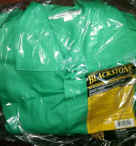 MENS SIZE LARGE BLACKSTONE FLAME RESISTANT WELDING JACKET