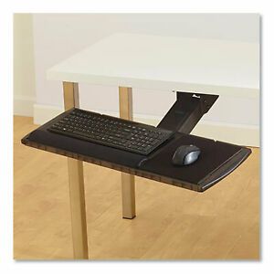 Adjustable Keyboard Platform with SmartFit System, 21.25w x 10d, Black 60718