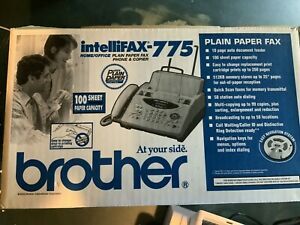 BROTHER INTELLIFAX 775 Plain Paper Fax &amp; Copier Machine