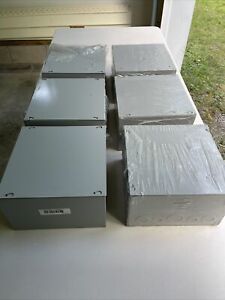 lot of 6 10x10x6 pull boxes milbank type 1 SC1