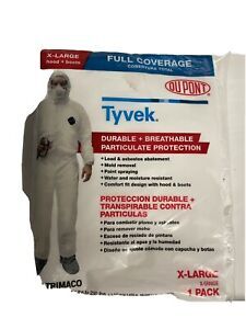 Tyvek X-large Suite, With Hood And Boots