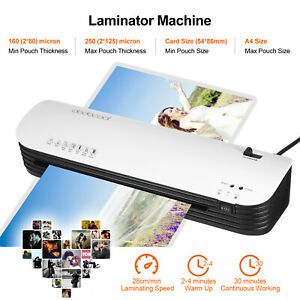 dodocool SL299 A4 Laminator Machine &amp; Corner Rounder 40 Laminating Pouches Z7O2