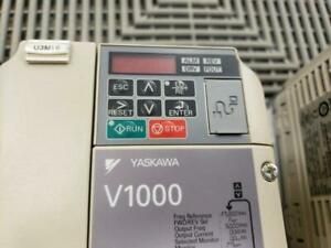 Yaskawa CIMR-VCBA0006BAA VFD Inverter Drive 1.1 kW Single Phase 200-240V Input