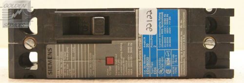 Siemens ed42b020 sentron series circuit breaker 480v 20a 2p for sale