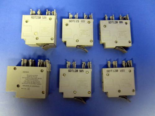 New lot of 6 square d trilliant 1 pole circuit breaker 20 15 30 amp for sale