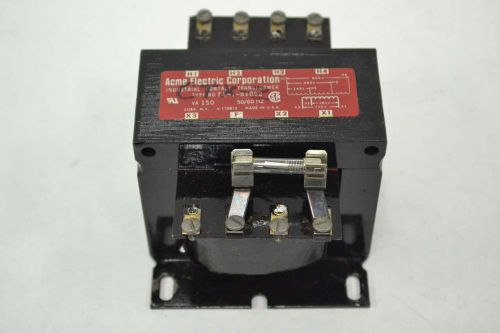 ACME TA-1-81002 CONTROL VOLTAGE 150VA 600V-AC 120V-AC TRANSFORMER B368682