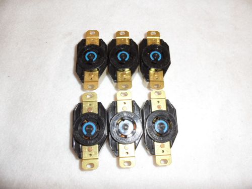 Hubbell 20A 250V Twist -Lock Receptacles Lot Of Six