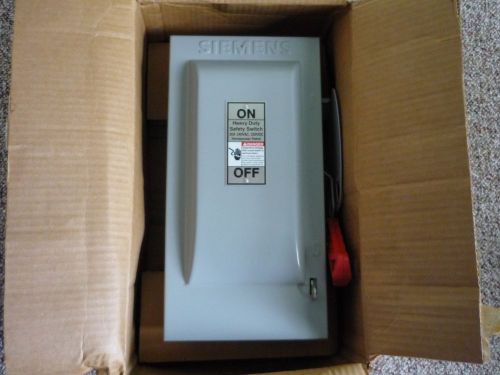 NEW Siemens HF321N 30A 240V SAFETY SWITCH