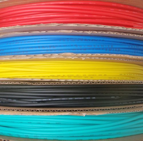 10&#039; LENGTH  HEAT SHRINK TUBING 1/8&#034; 3mm  5 COLORS 2&#039;ea