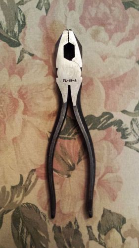 US Signal Corps Utica 1950-6 TL-13-A Heavy-Duty Lineman&#039;s Pliers Camillus TL-29