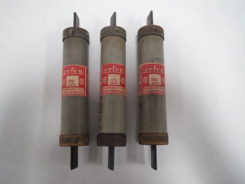 LOT 3 CEFCO RENEWABLE FUSE 65-100A CAPACITY 600V-AC B202623