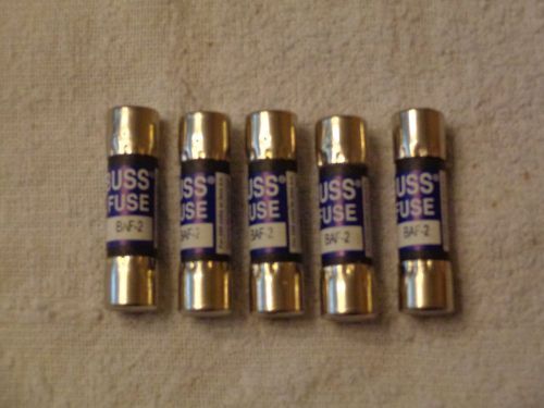 2 AMP 250 AC BAF Fast-Acting Midget Fuse (QTY 5)