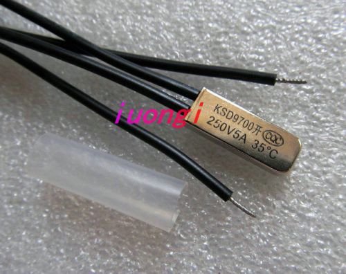 3pc ksd9700 35?c 250v 5a thermostat temperature bimetal switch no normally open for sale