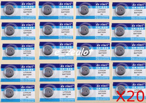 20pcs cr1625  button batteries  3v for sale