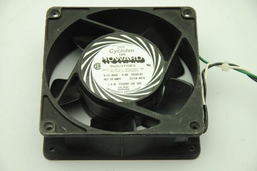 Howard Industries 3-15-3463, 4-1/2&#034; Cyclohm Fan 50/60Hz .40/.28A 21/18W