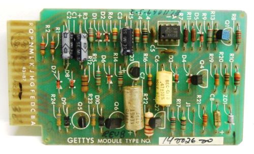 GETTYS PC BOARD, 14-0026-00 REV B, FIRING BOARD, 14-0026-100