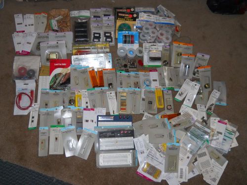 Lot of archer electronic components : breadboards, transformers, resistors, wire for sale