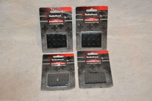 Radio Shack 64-2346 12 Pack Adhesive Cushion Feet Lot Of 4 FREE US SHIP!