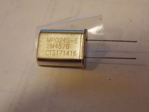 Lot of 25 ~ MP0245-E 2.45 MHz 2M4576 Crystal Oscillators, CTS171416 ~ New