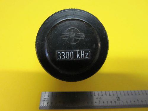 VINTAGE WWII GERMAN TELEFUNKEN ??? 3300 KHz QUARTZ CRYSTAL FREQUENCY