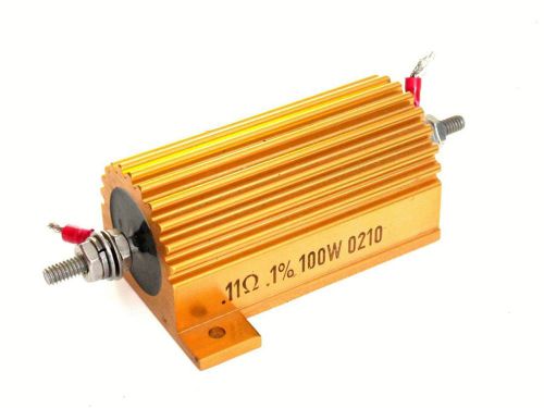 ALUMINUM HOUSED WIREROUND RESISTOR 0.11 OHM 0.1% 100W LOAD MODEL UAL-100