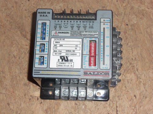 BALDOR MOTOR CONTROL CAT # MB8X     ( # 07999 )