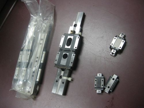 Mixed Lot THK (6) Rails with Guide Blocks XA XB Y58923 RSH9ZM RSR12MX NEW UNUSED