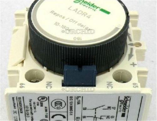 NEW SCHNEIDER TIME DELAY BLOCK LADR4 10-180S