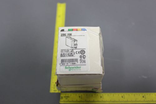 BOX OF 5 NEW SCHNEIDER CONTACT BLOCK ZBE205 ZBE 205 (S19-3-70A)