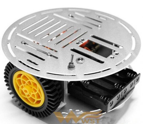 AS-2WD car aluminum mobile robot Arduino mobile platform