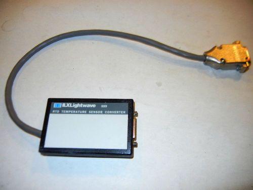 Newport, ILX LIGHTWAVE 599 RTD TEMPERATURE SENSOR COVERTER