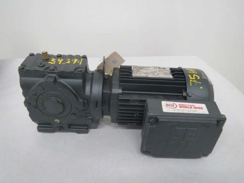 SEW EURODRIVE SA47/A 54.49:1 3/4HP 330/575V 1700/31RPM 3PH AC GEAR MOTOR B371782