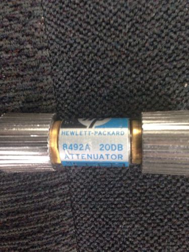 Hp 8492a-20  attenuator.  dc to 18ghz,  20db,  2w,  apc-7 connectors.  good. for sale