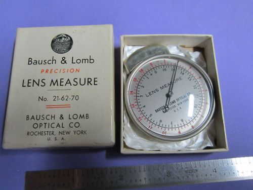 BAUSCH LOMB LENS MEASURE SPHEROMETER CONTOUR AS IS