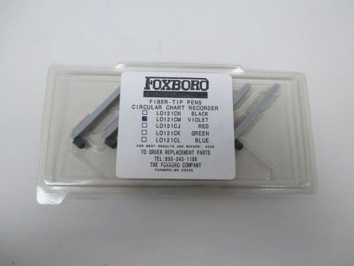 LOT 6 NEW FOXBORO LO121CM VIOLET FIBER-TIP PEN CHART RECORDER D326081