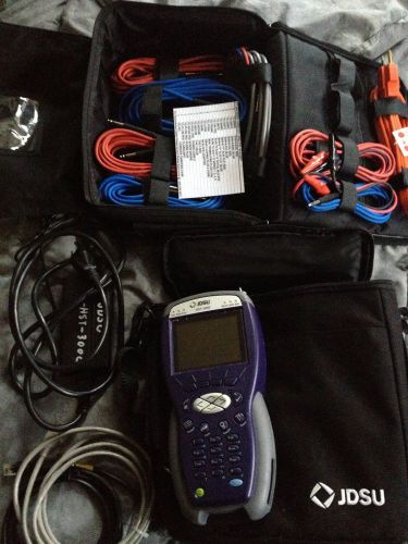 Jdsu hst-3000 sim ethernet optical sim cable tester+ accessories for sale