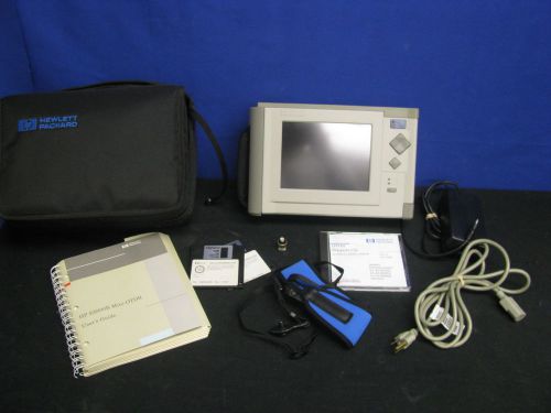 Agilent e6000b mini-otdr mainframe with option 003 color display / otdr for sale